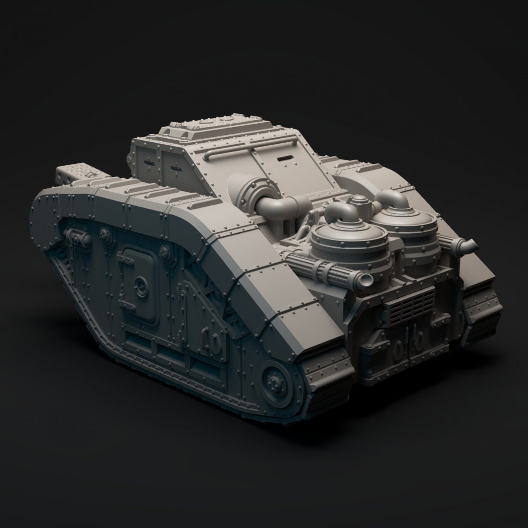 Trench Devil Flame Tank | Altirvun Ice Warriors | Lore Miniatures
