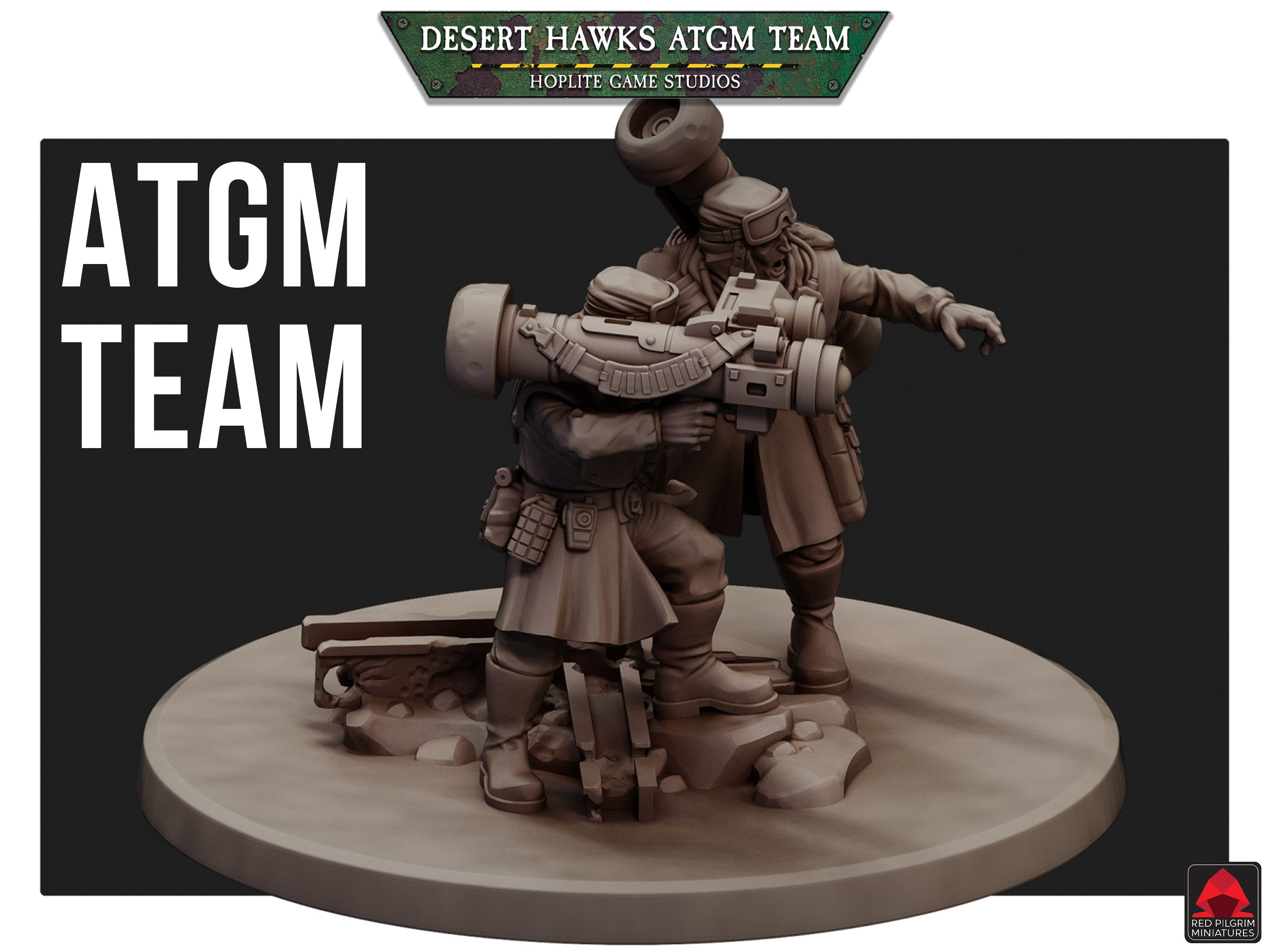 Desert Hawks ATGM-Team | Red Pilgrim Miniatures | 28 mm