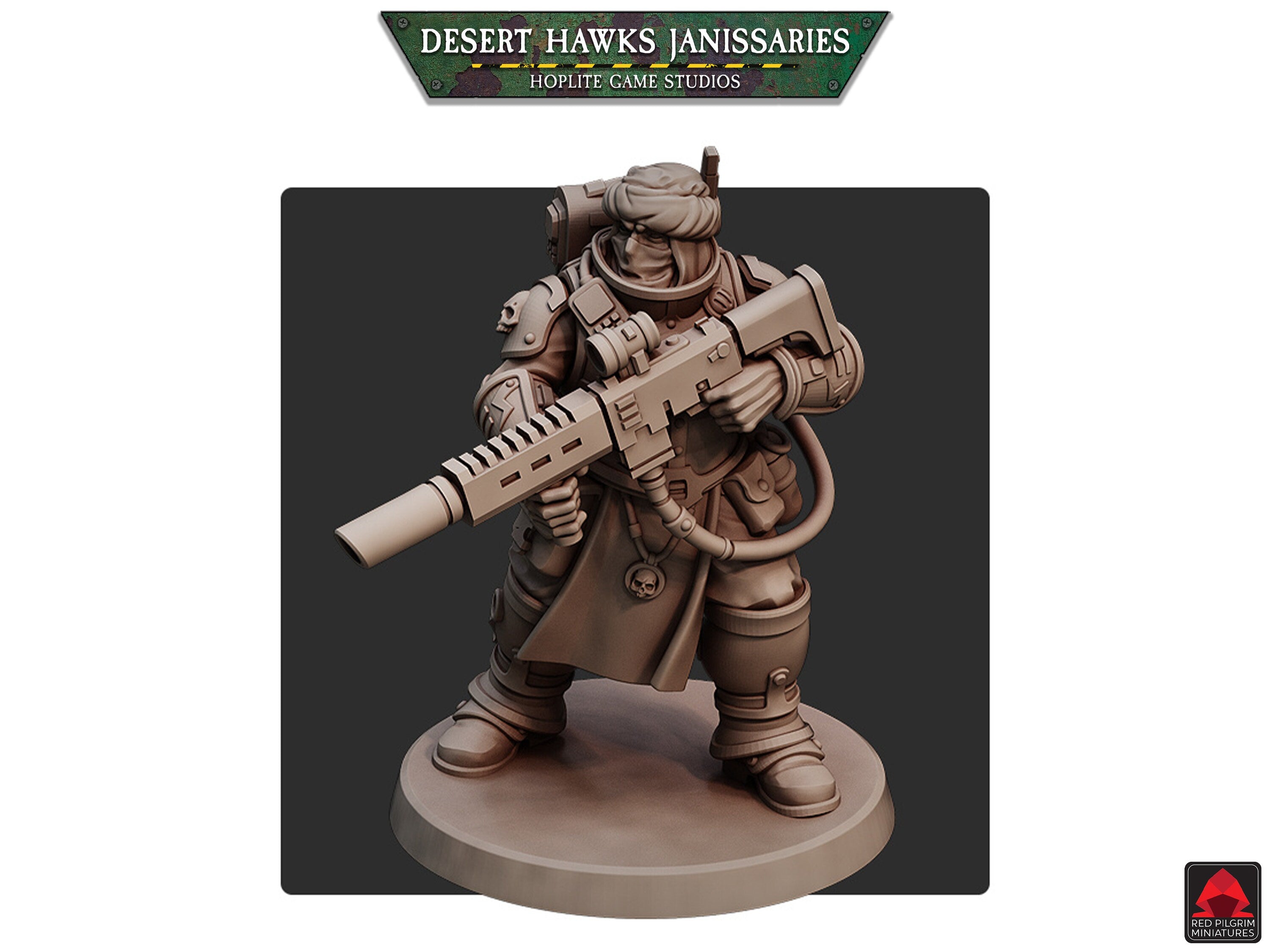 Jenízaros de los Halcones del Desierto | Miniaturas de Red Pilgrim | 28 mm