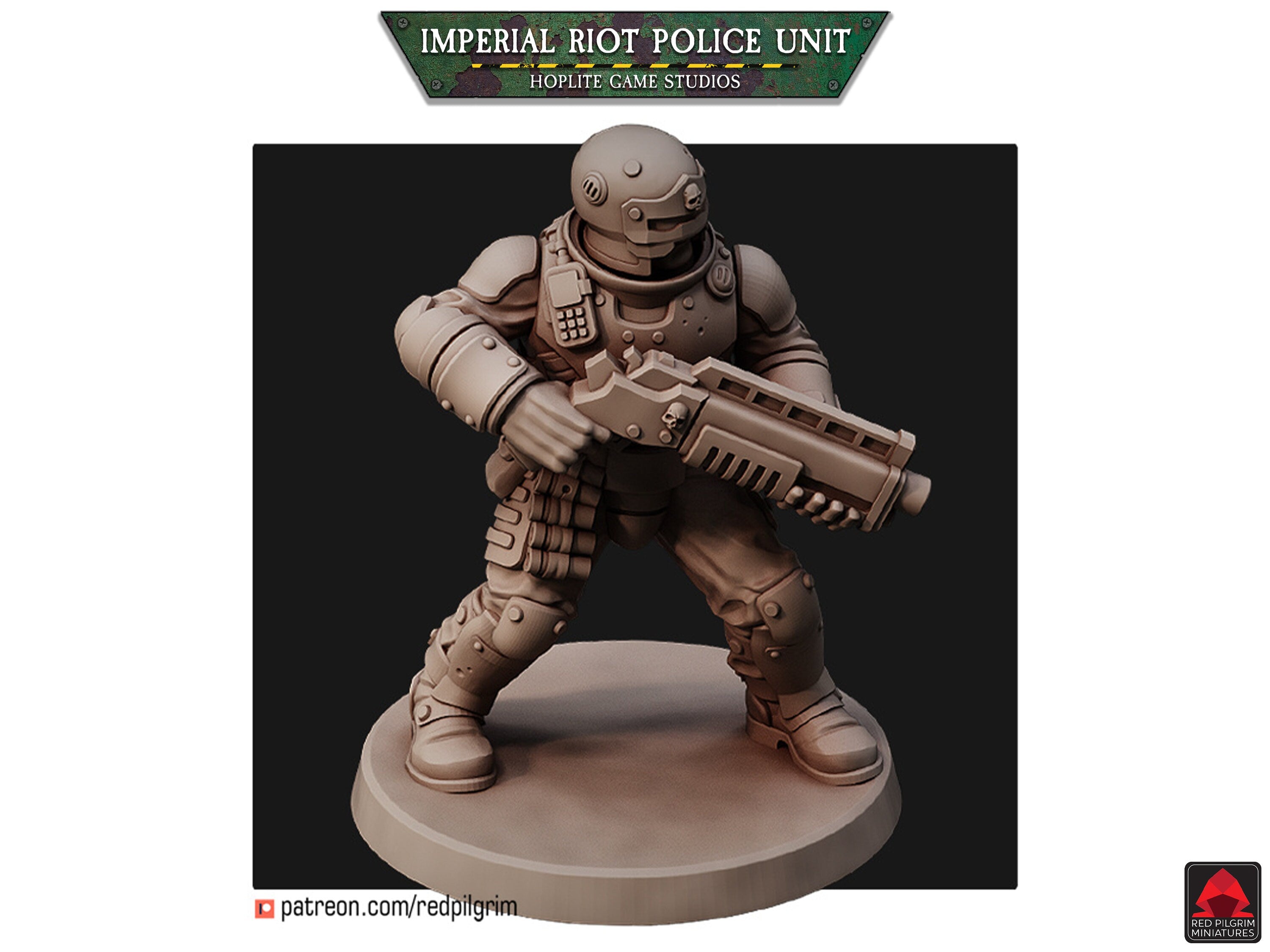 Imperial Riot Police Unit | Red Pilgrim Miniatures | 28mm