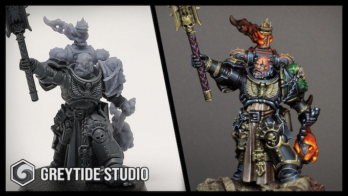 Crusader Heads "A" (x15) | Grey Tide Studios | Eternal Pilgrims | Conversion Parts & Bits