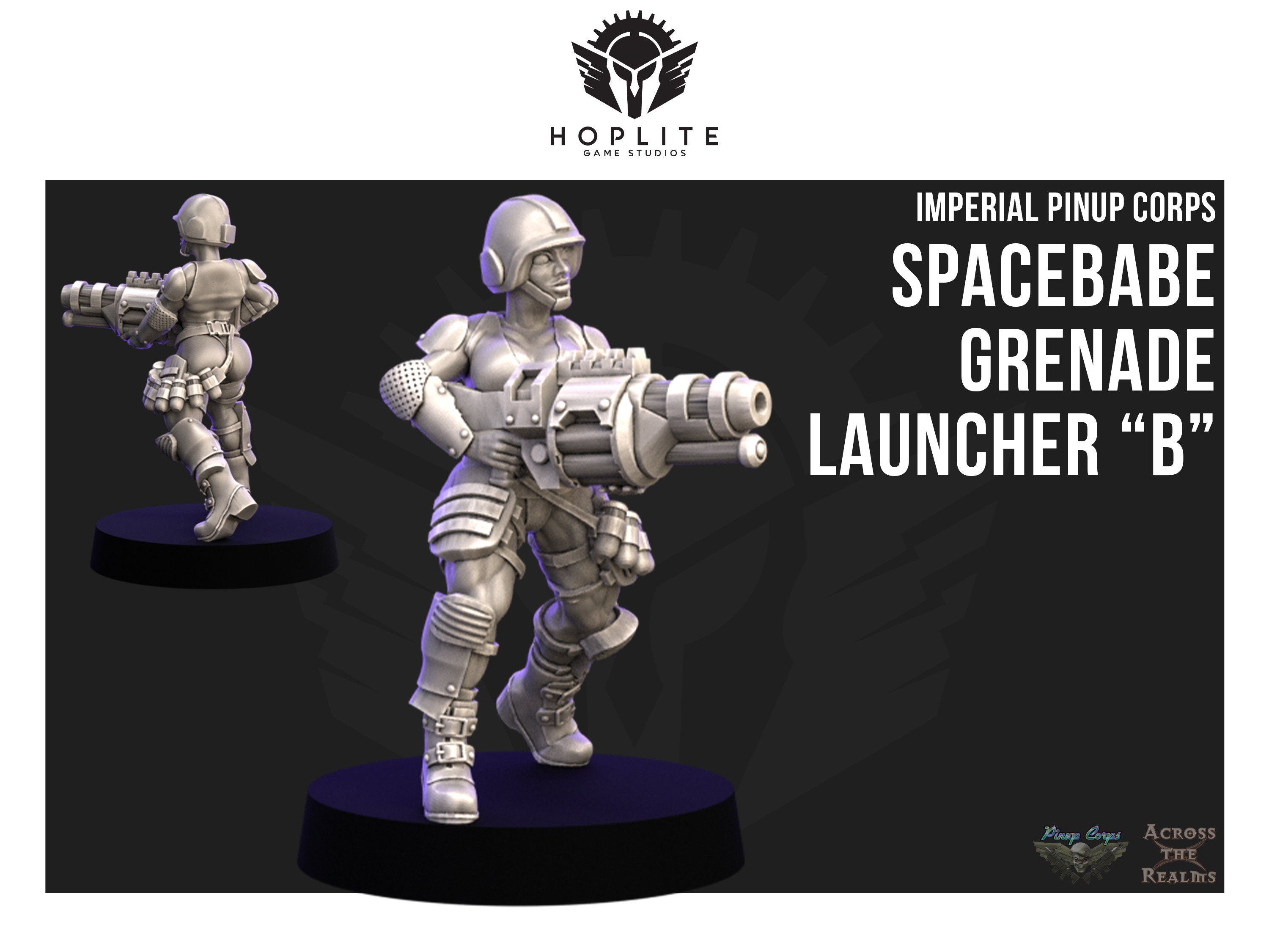 Lanzagranadas Pinup Corps "B" - Across the Realms | 28 mm