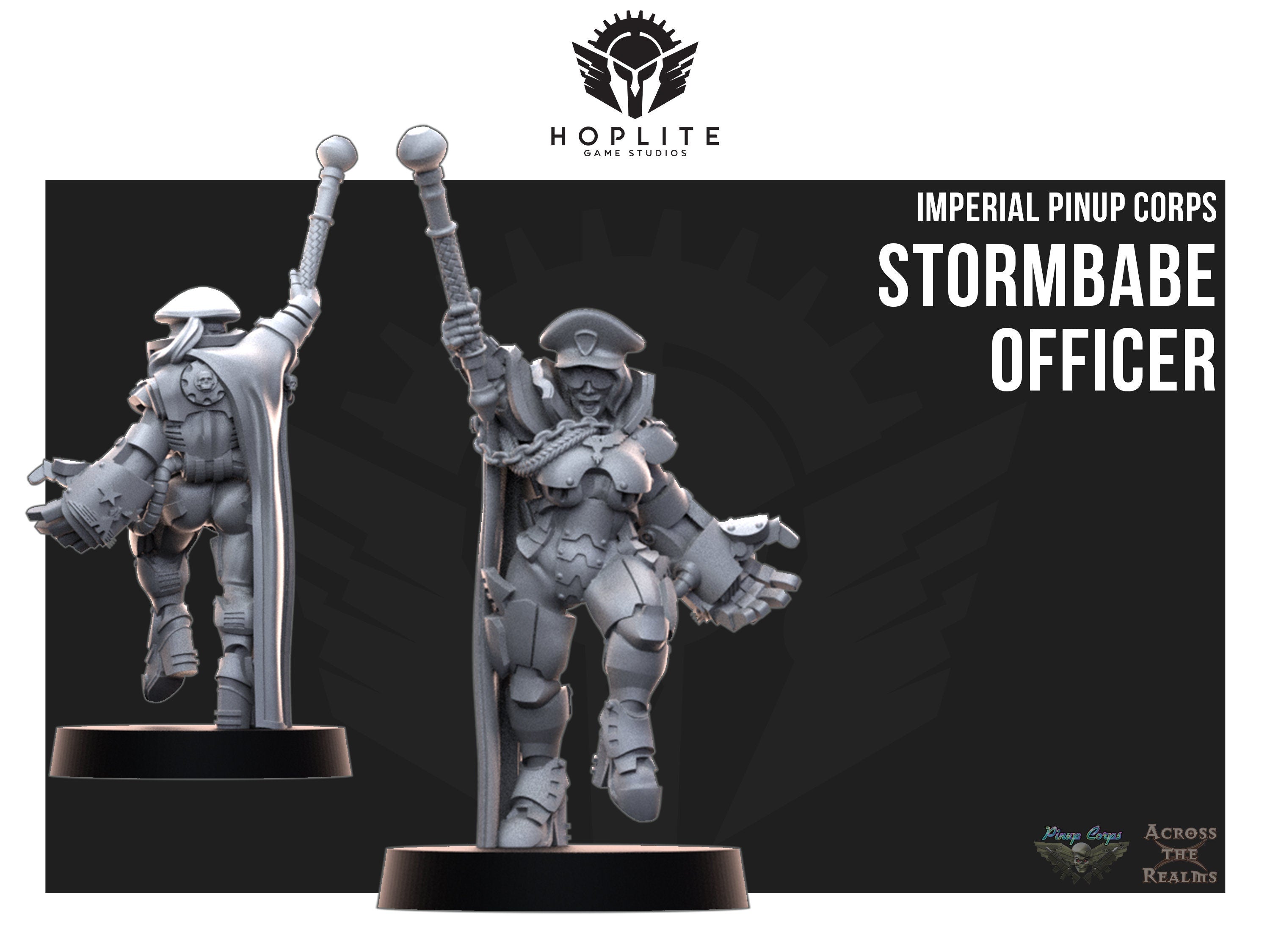 Oficial de la Stormbabe de Pin-up Corps - A través de los reinos | 28 mm