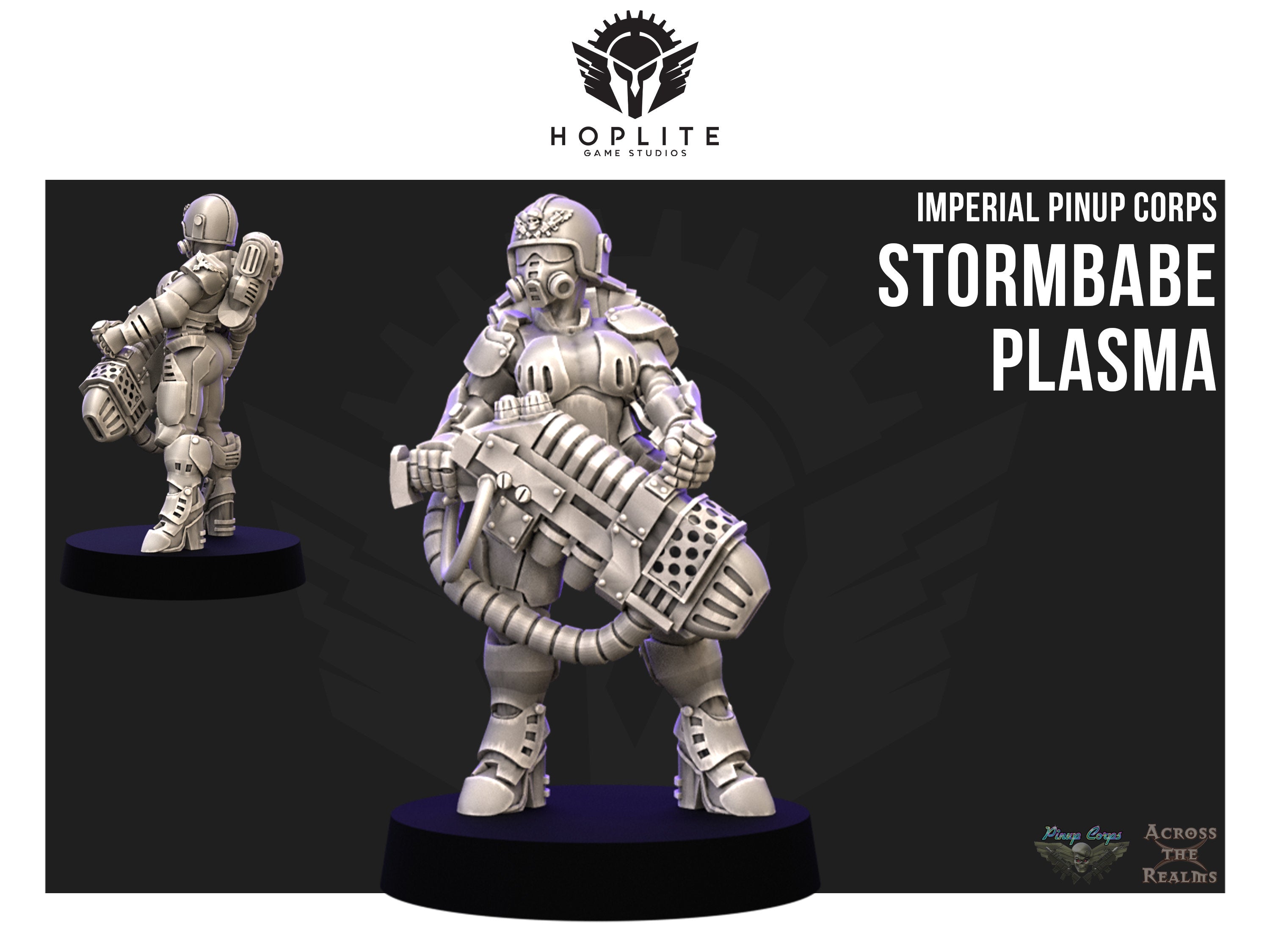 Cuerpo de pin-up Stormbabe Plasma - A través de los reinos | 28 mm