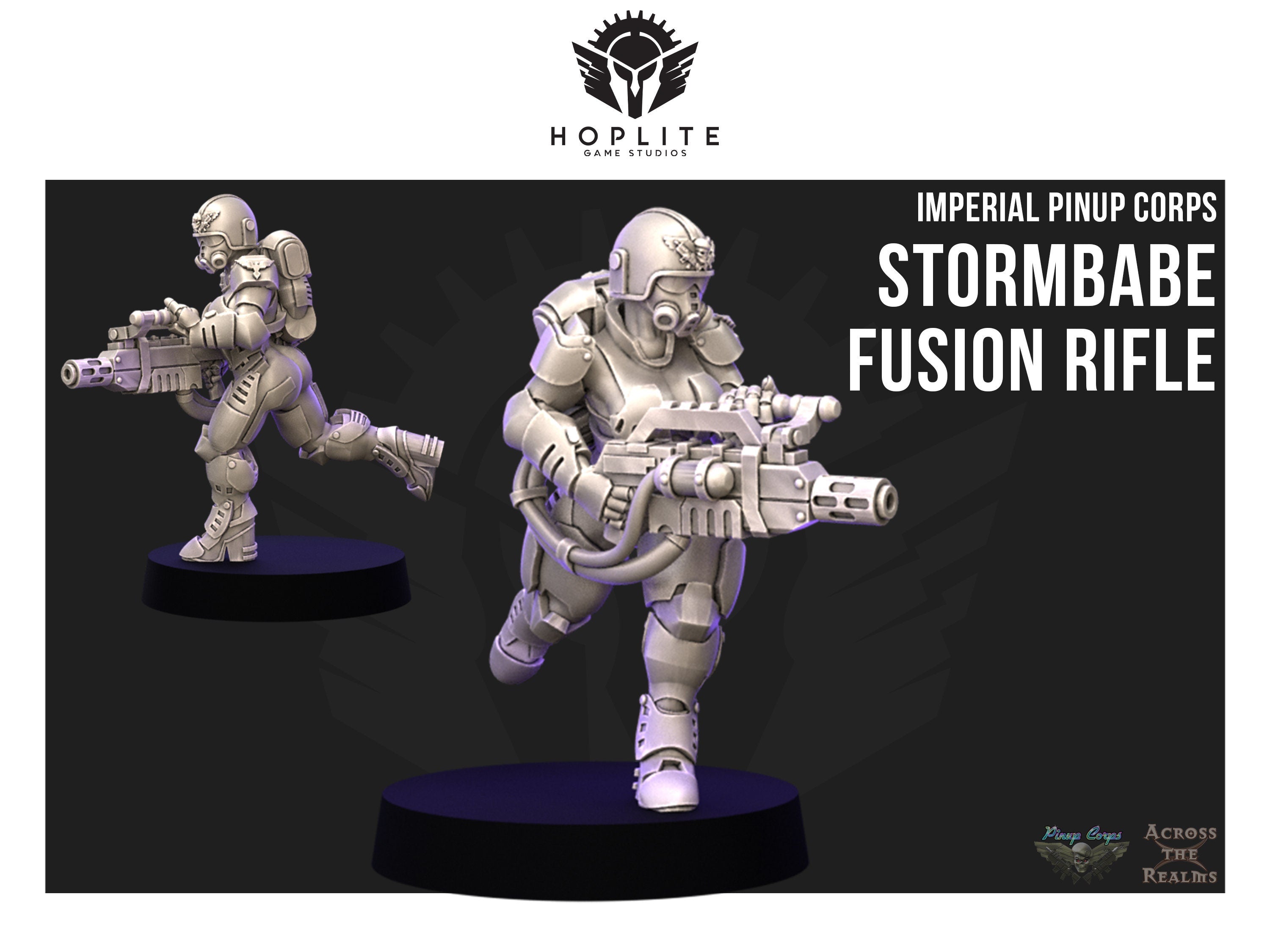 Fusil de fusión Stormbabe de Pinup Corps: Across the Realms | 28 mm