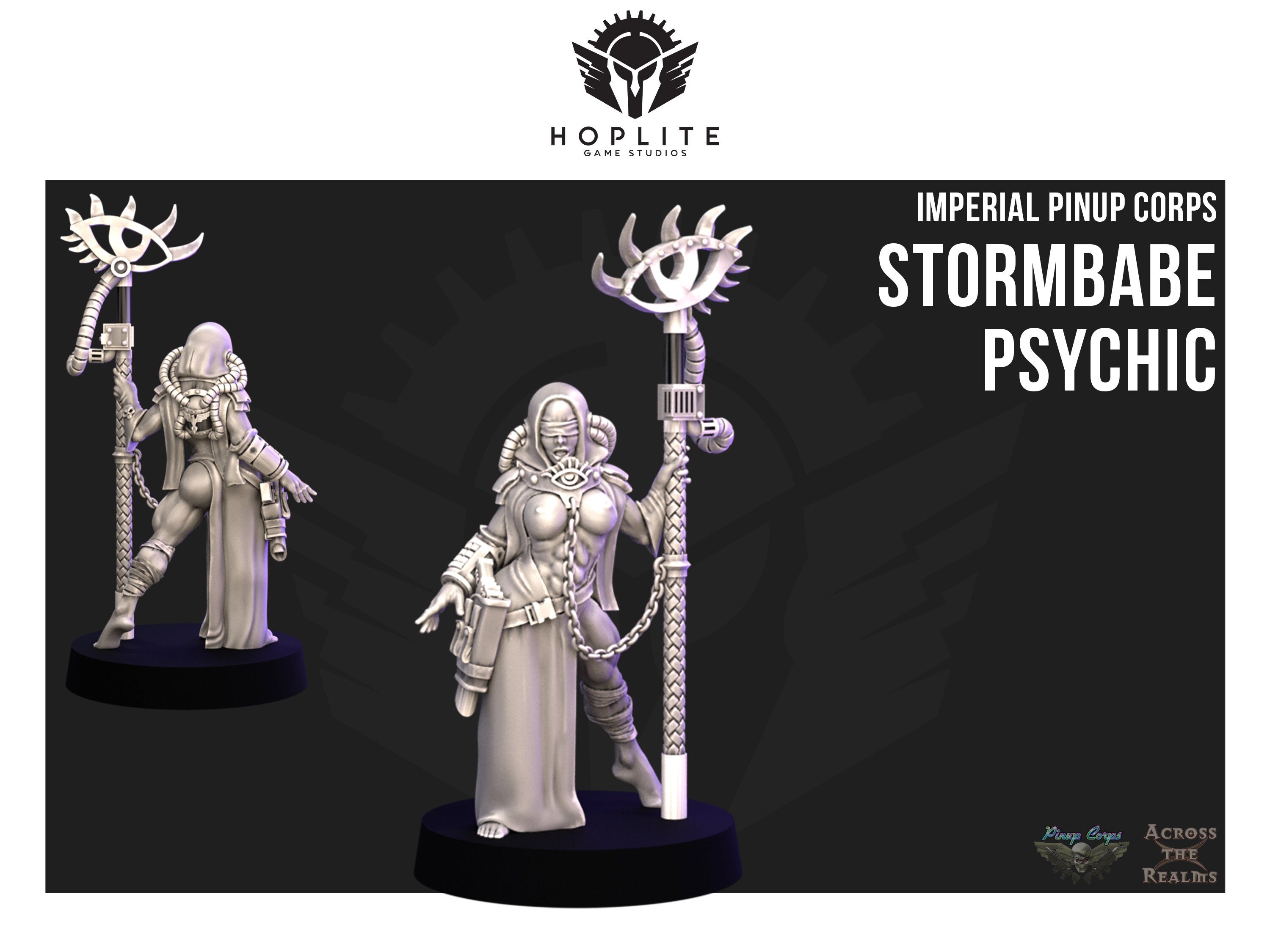 Pinup Corps Stormbabe Psychic - A través de los reinos | 28 mm