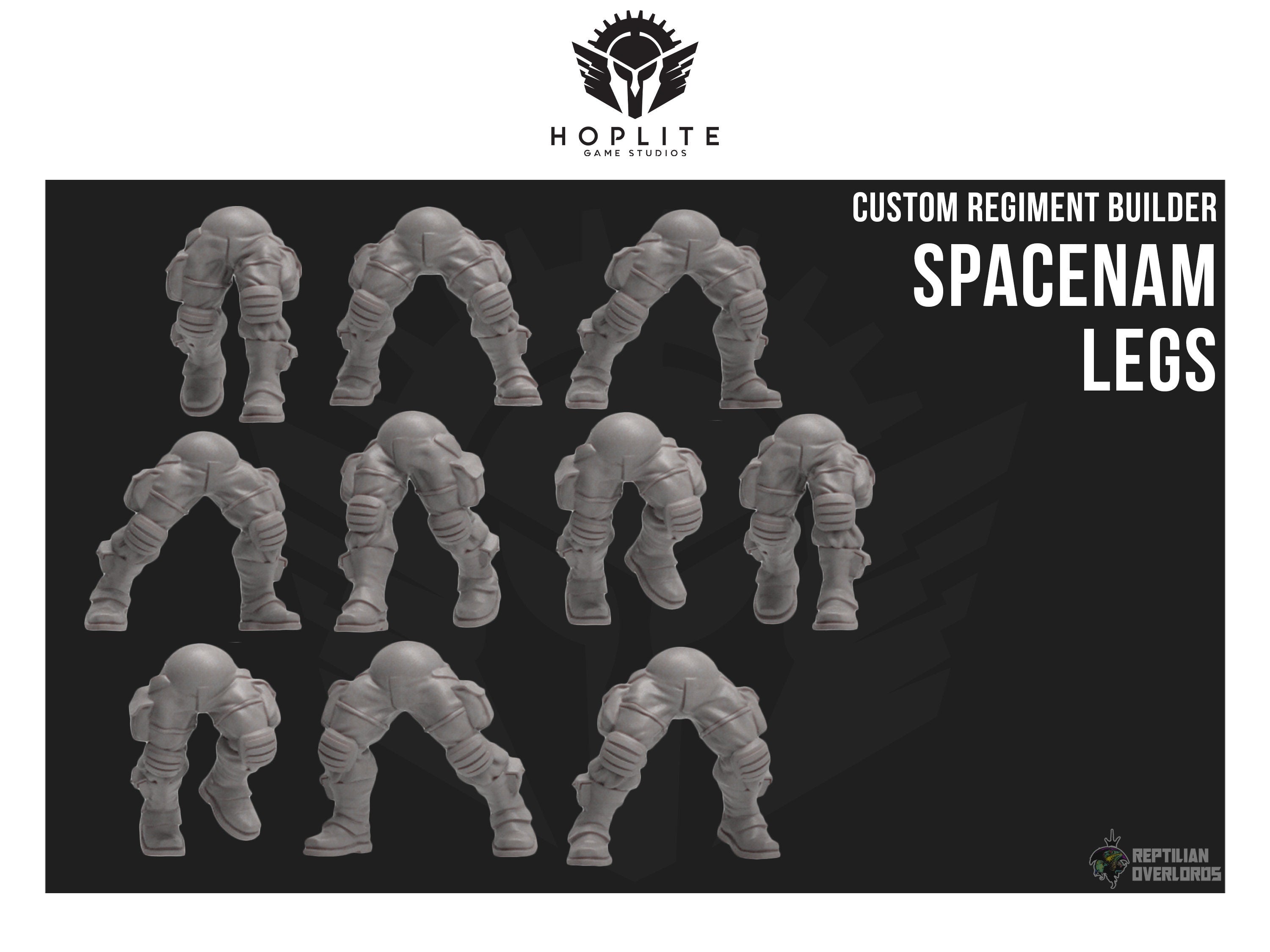 Piezas: Piernas de Spacenam (x10) | Señores supremos reptiles | 28 mm