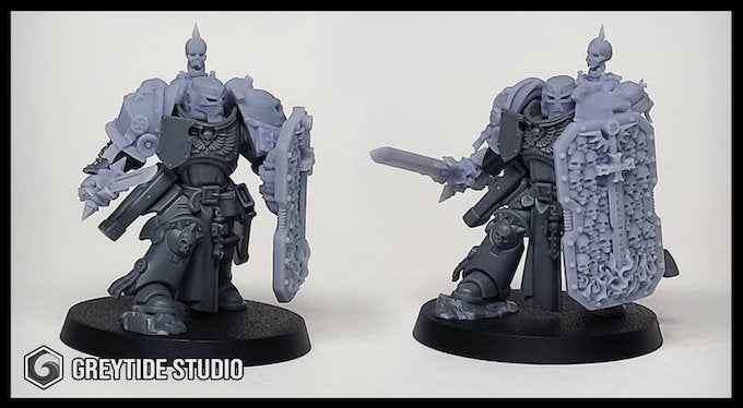 Crusader Heads "A" (x15) | Grey Tide Studios | Eternal Pilgrims | Conversion Parts & Bits