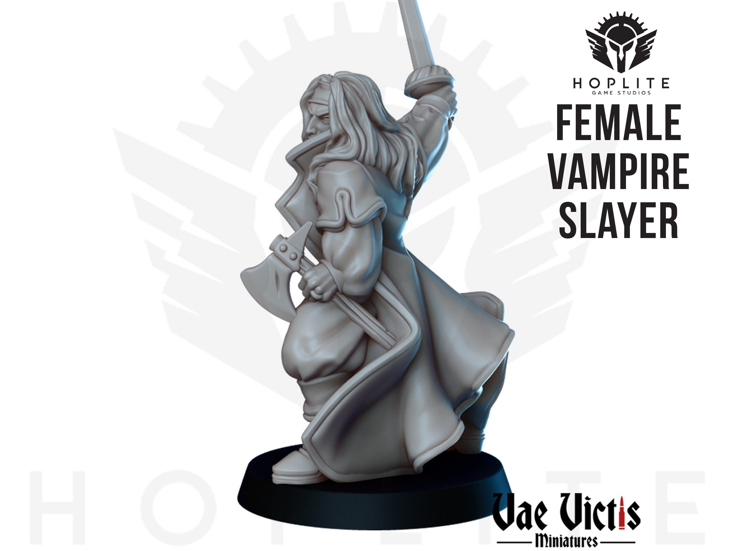 Weibliche Vampirjägerin