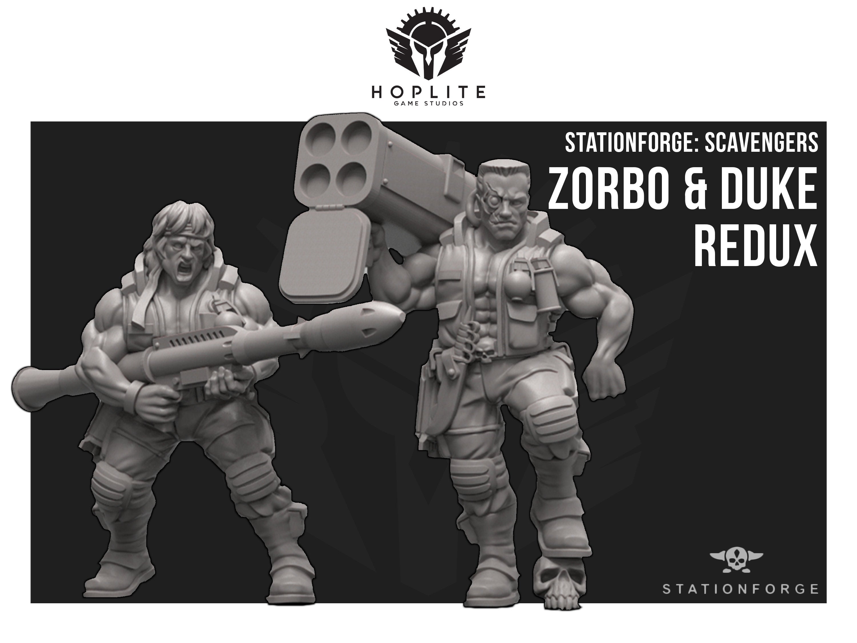 Spacenam: Zorbo and Duke Redux | Reptilian Overlords | 28mm