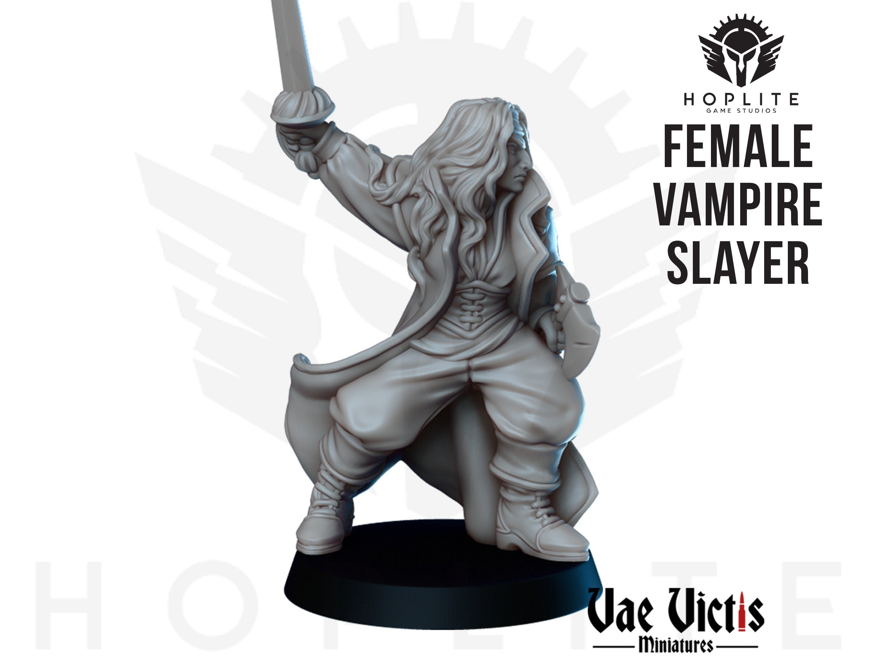 Weibliche Vampirjägerin