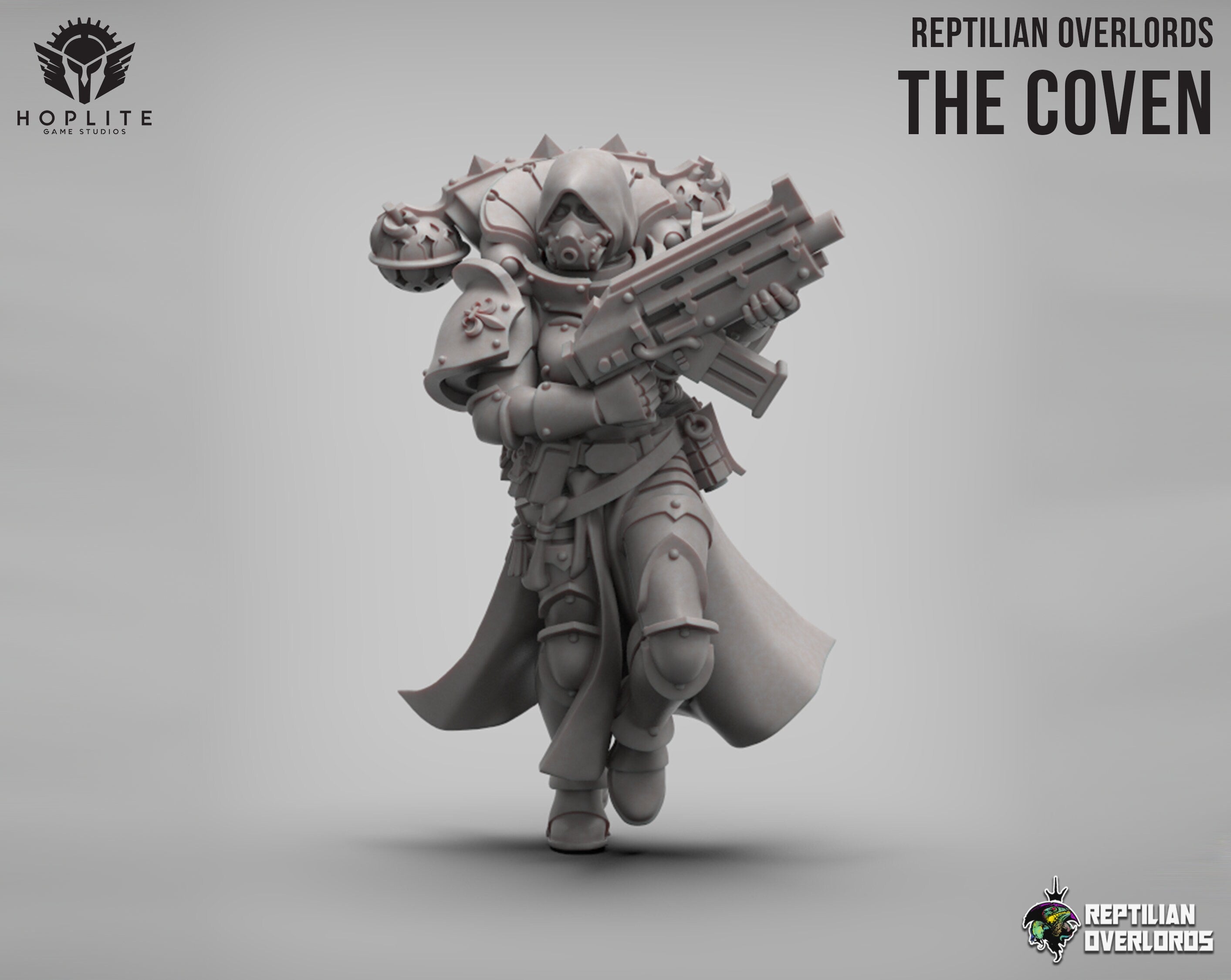 Piezas: Cabezas de aquelarre (x15) | Señores supremos reptiles | 28 mm