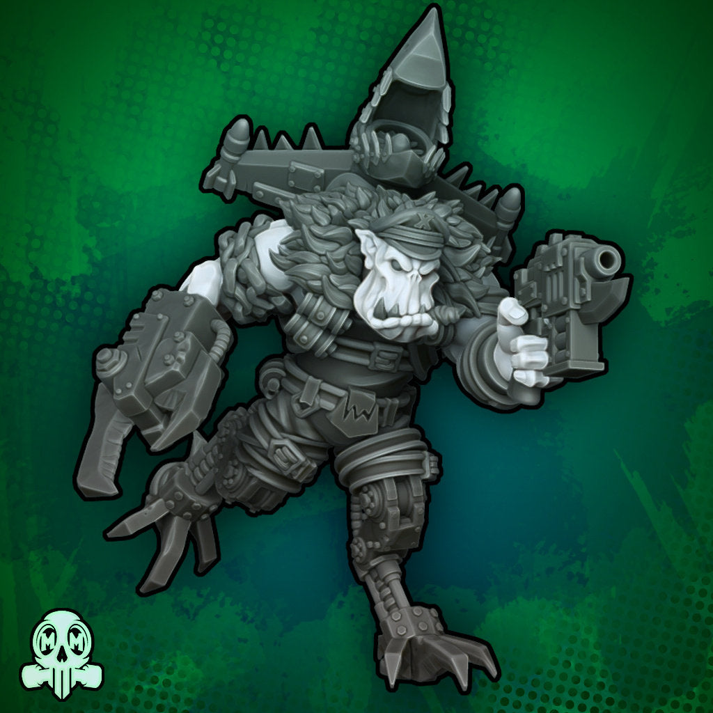 Orcos con mochila propulsora | Malicious Miniatures