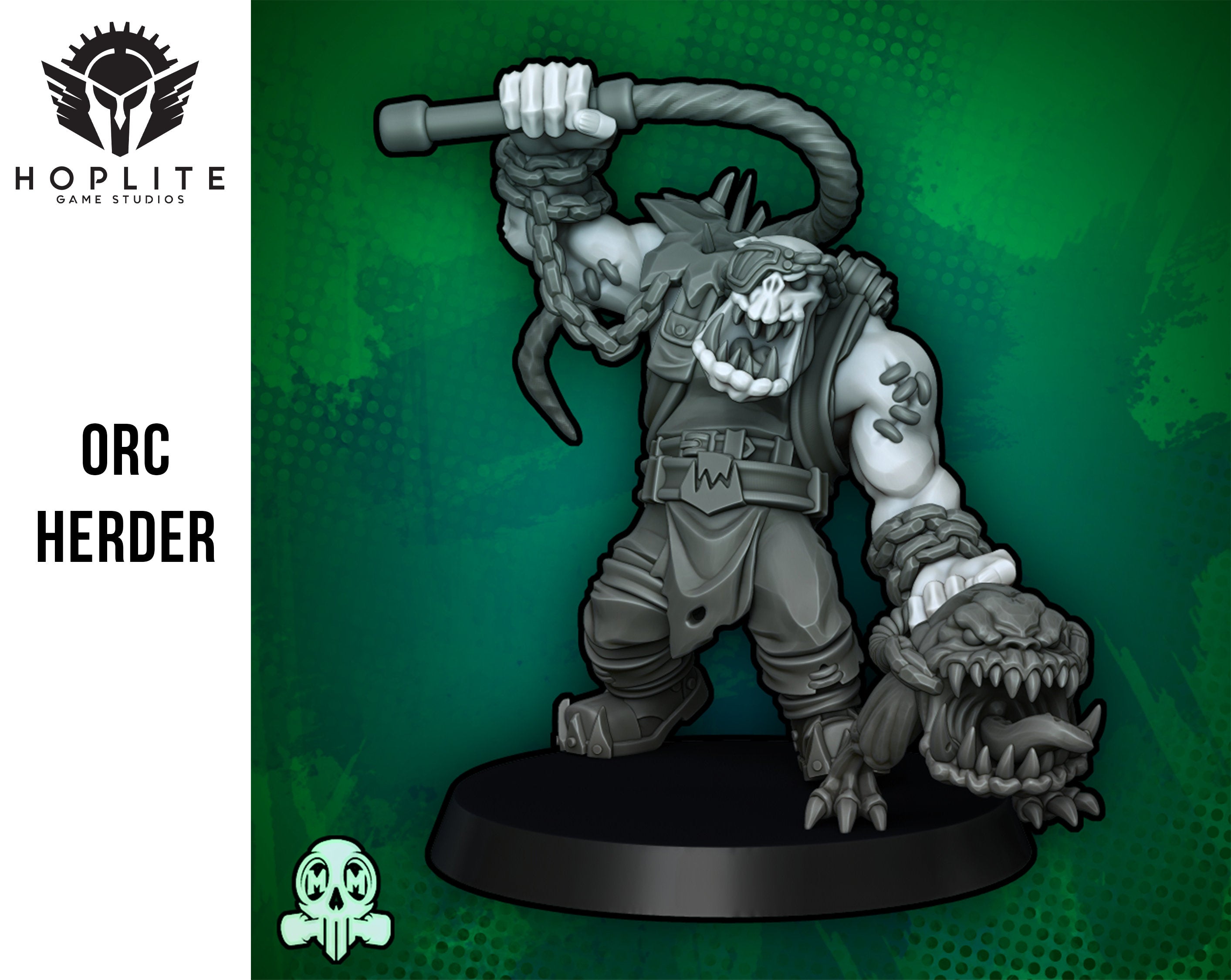 Orc Herder - Space Orcs | Space Orcs | Greenskin Orks |Malicious Miniatures