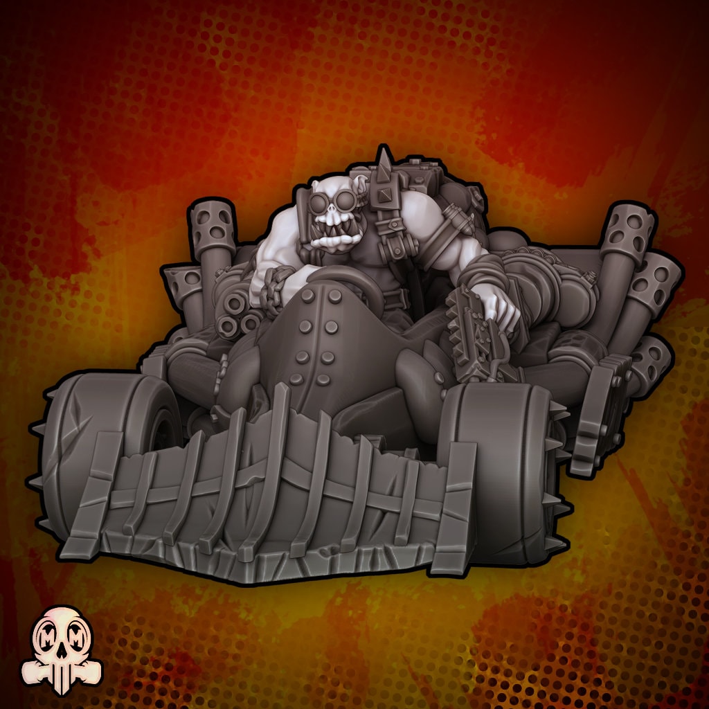 Orc Dragsta | Malicious Miniatures