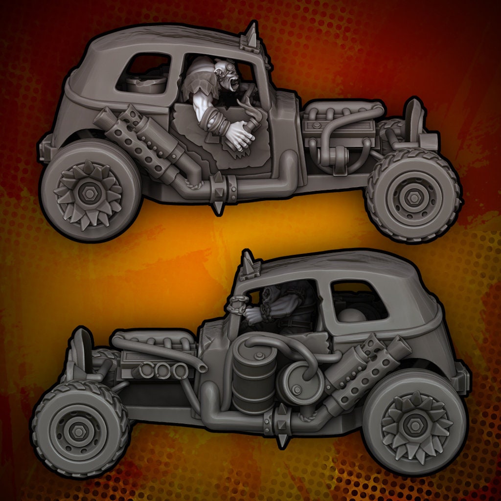 Orc Rat Rod | Malicious Miniatures