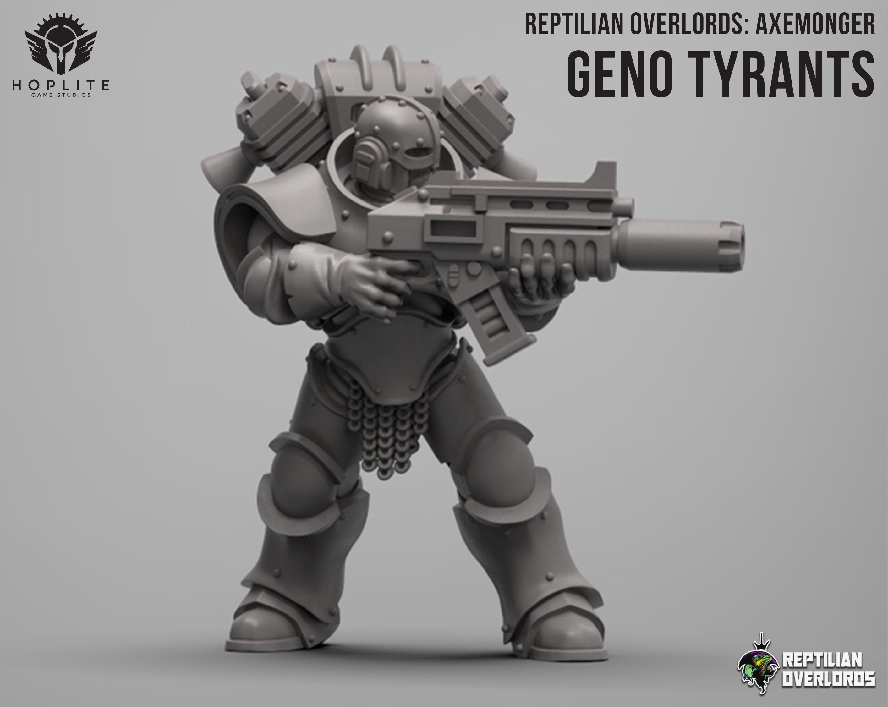 Axemonger: Geno Tyrants | Reptilian Overlords | 28mm
