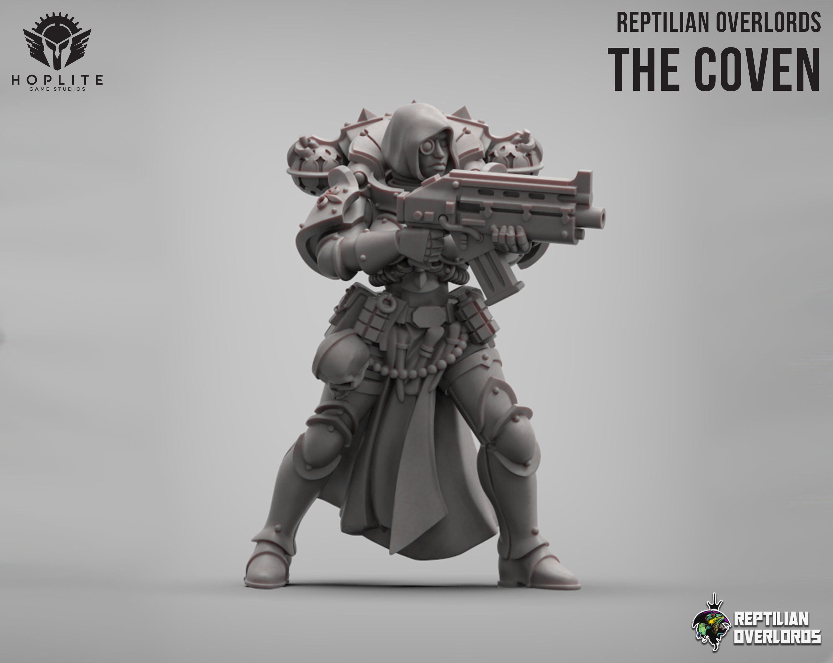 Piezas: Cabezas de aquelarre (x15) | Señores supremos reptiles | 28 mm