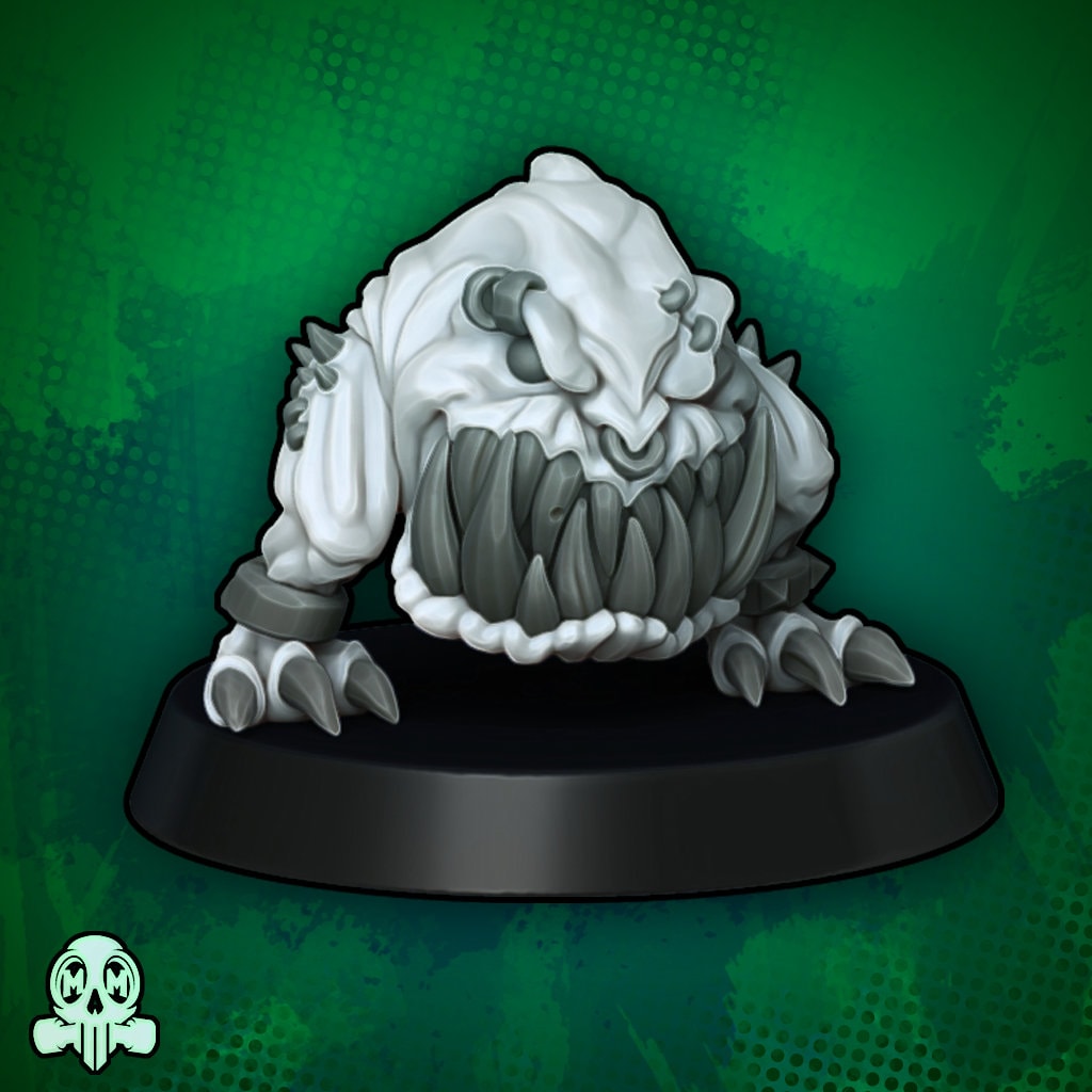 Chompas en cuclillas orco | Miniaturas maliciosas