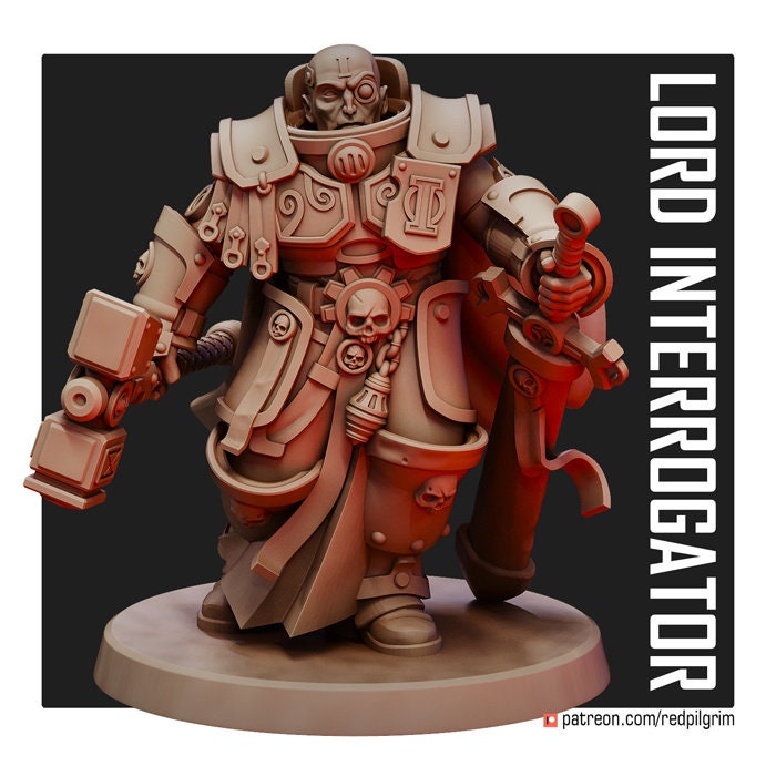Lord Interrogator | Red Pilgrim Miniatures | 28mm