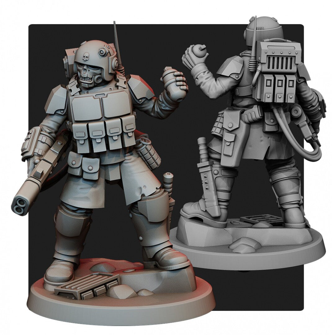 Desert Hawks Stormtroopers | Red Pilgrim Miniatures | 28mm