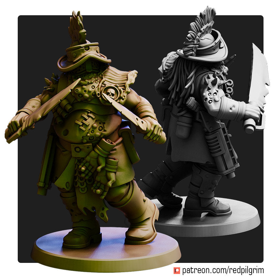 Cohorte Miasmática de Rompejuramentos Herejes | Miniaturas del Peregrino Rojo