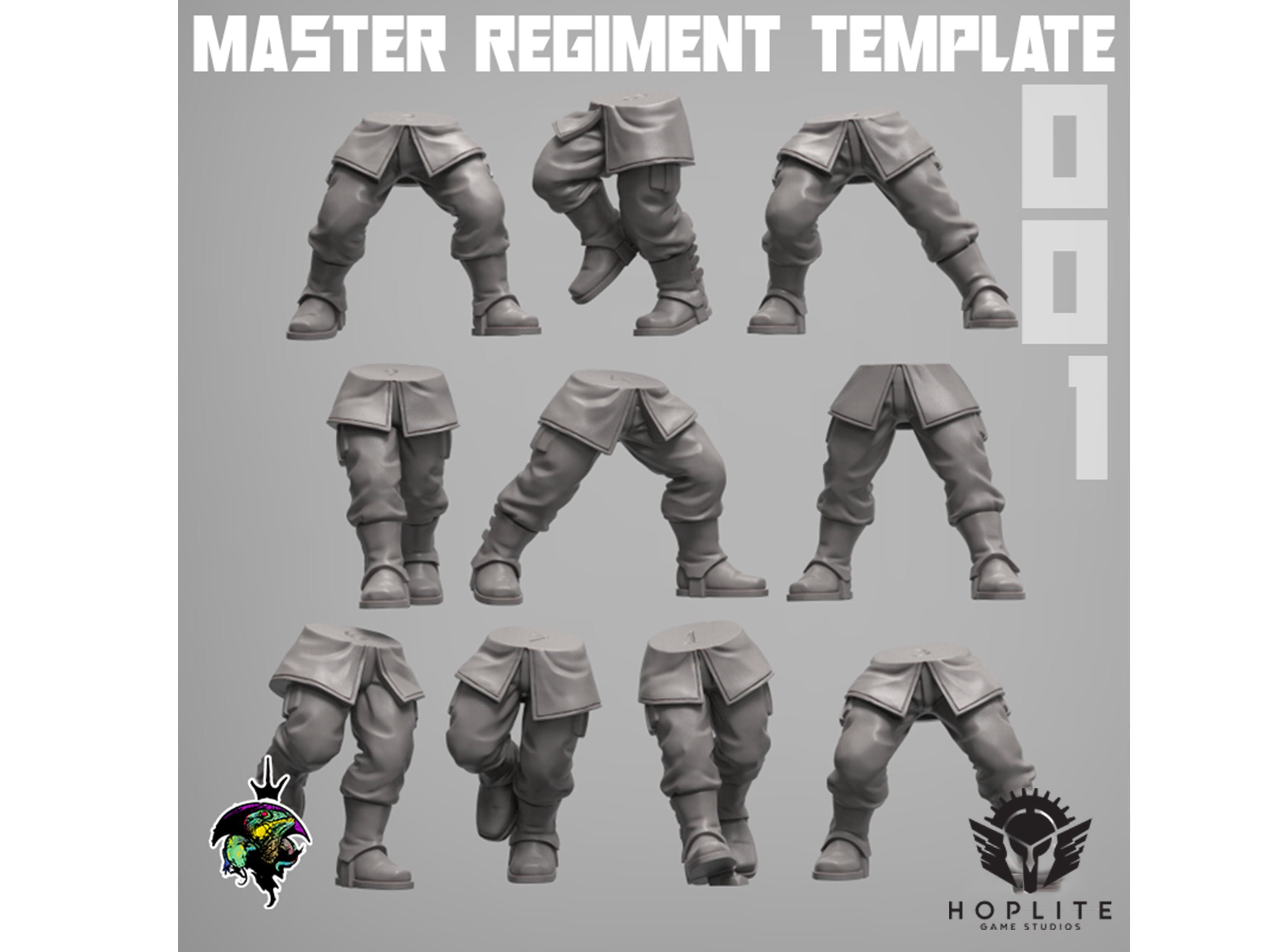 Master Regiment Template: Infantry Squad (v.1) | Reptilian Overlords | 28mm