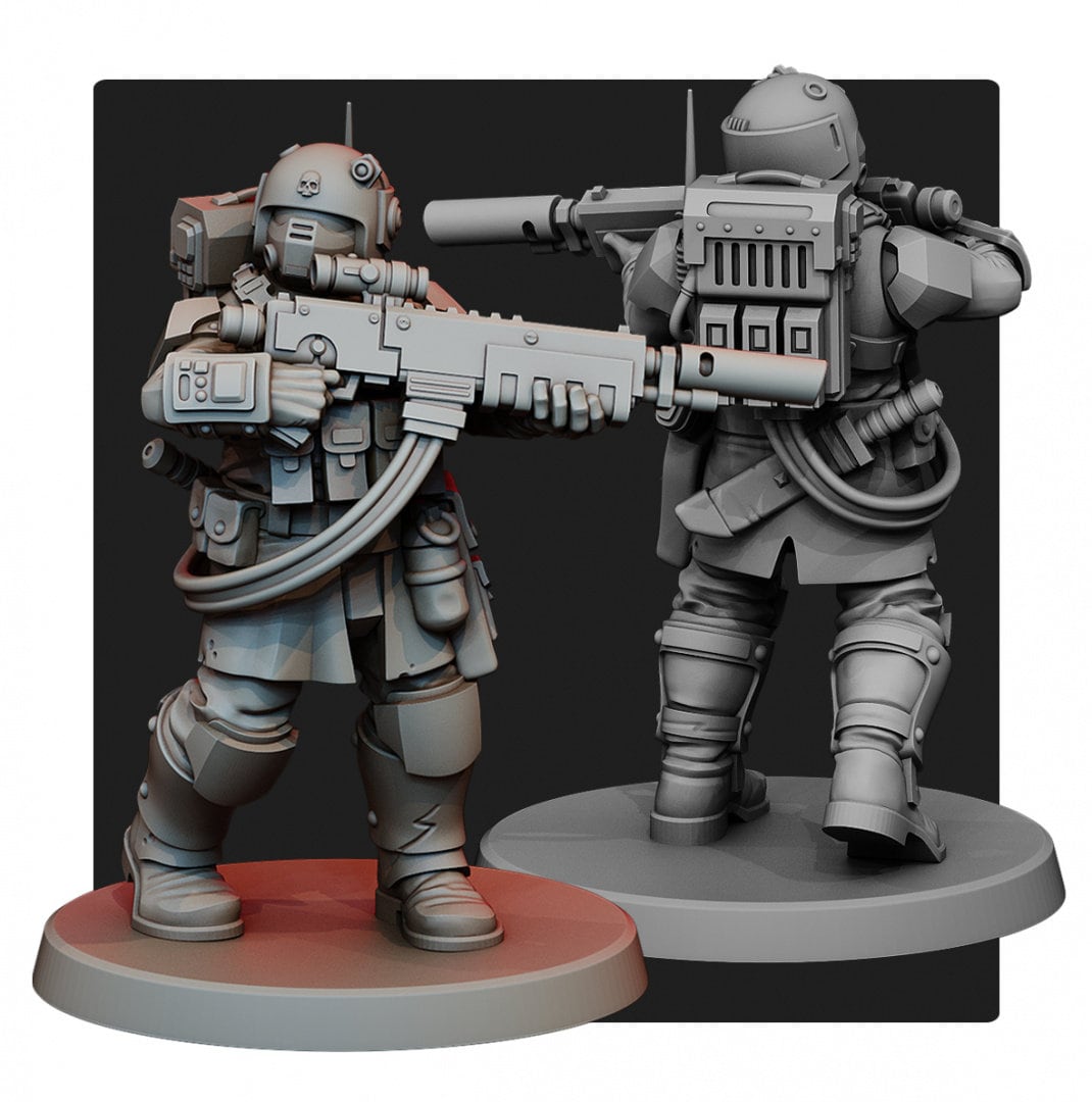 Desert Hawks Stormtroopers | Red Pilgrim Miniatures | 28mm