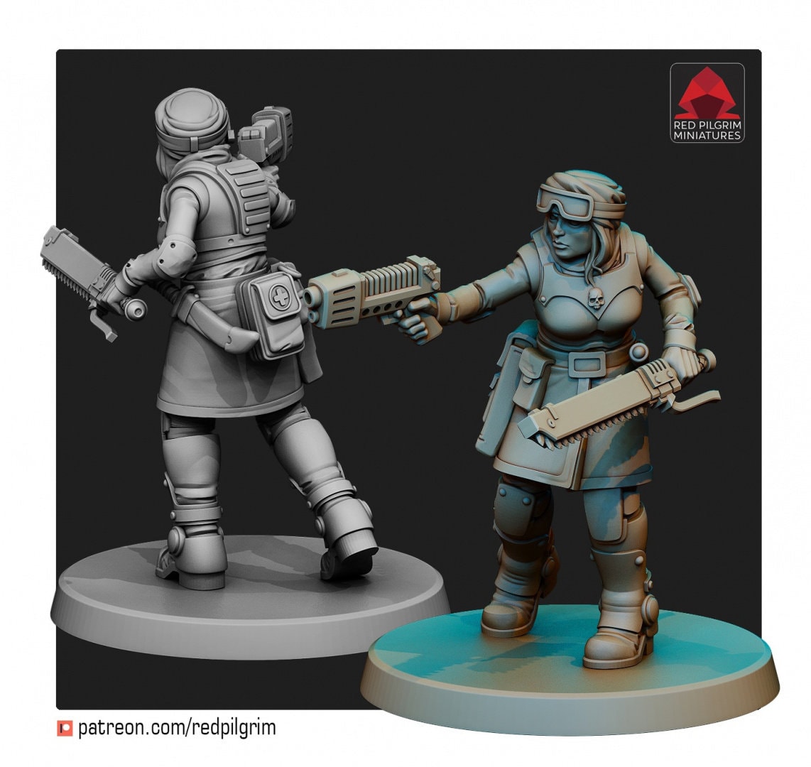 Desert Hawks Witwen | Red Pilgrim Miniatures | 28 mm