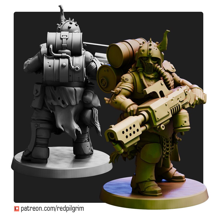 Cohorte Miasmática de Rompejuramentos Herejes | Miniaturas del Peregrino Rojo