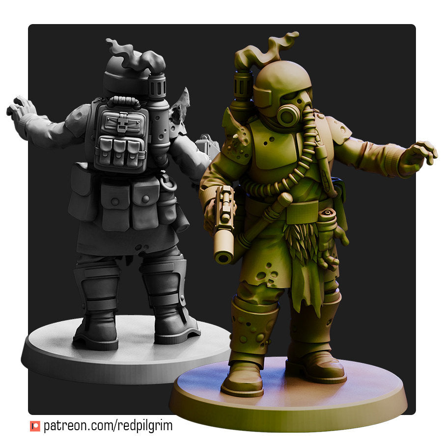 Cohorte Miasmática de Rompejuramentos Herejes | Miniaturas del Peregrino Rojo