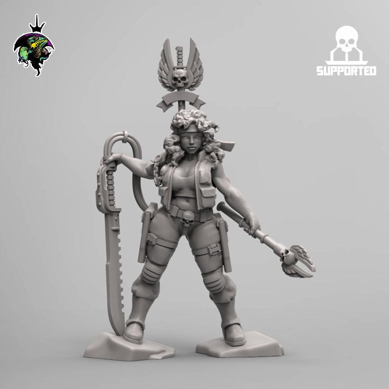 Spacenam: Alexandra Axiom | Reptilian Overlords | 28mm