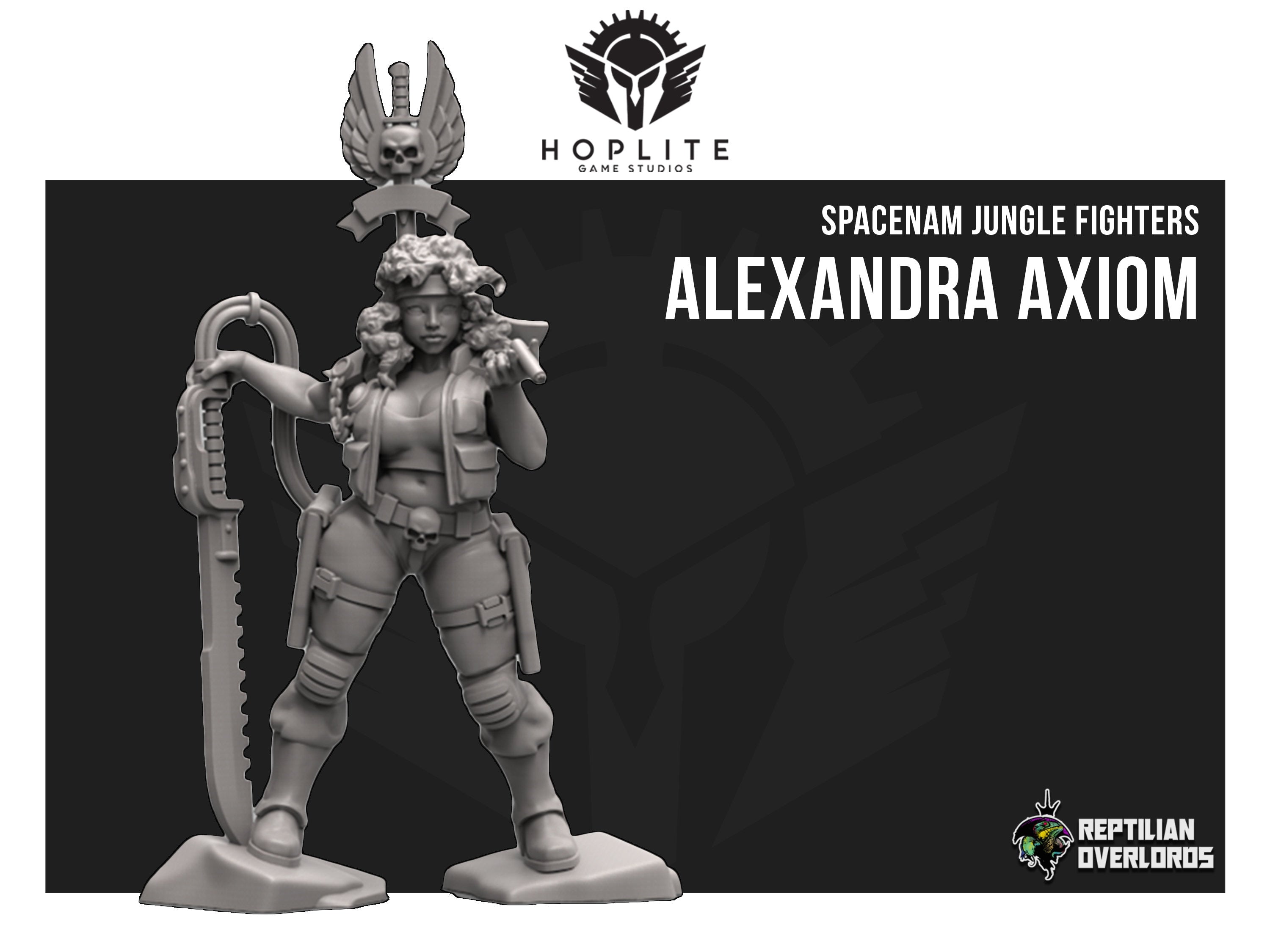 Spacenam: Alexandra Axiom | Reptilian Overlords | 28mm