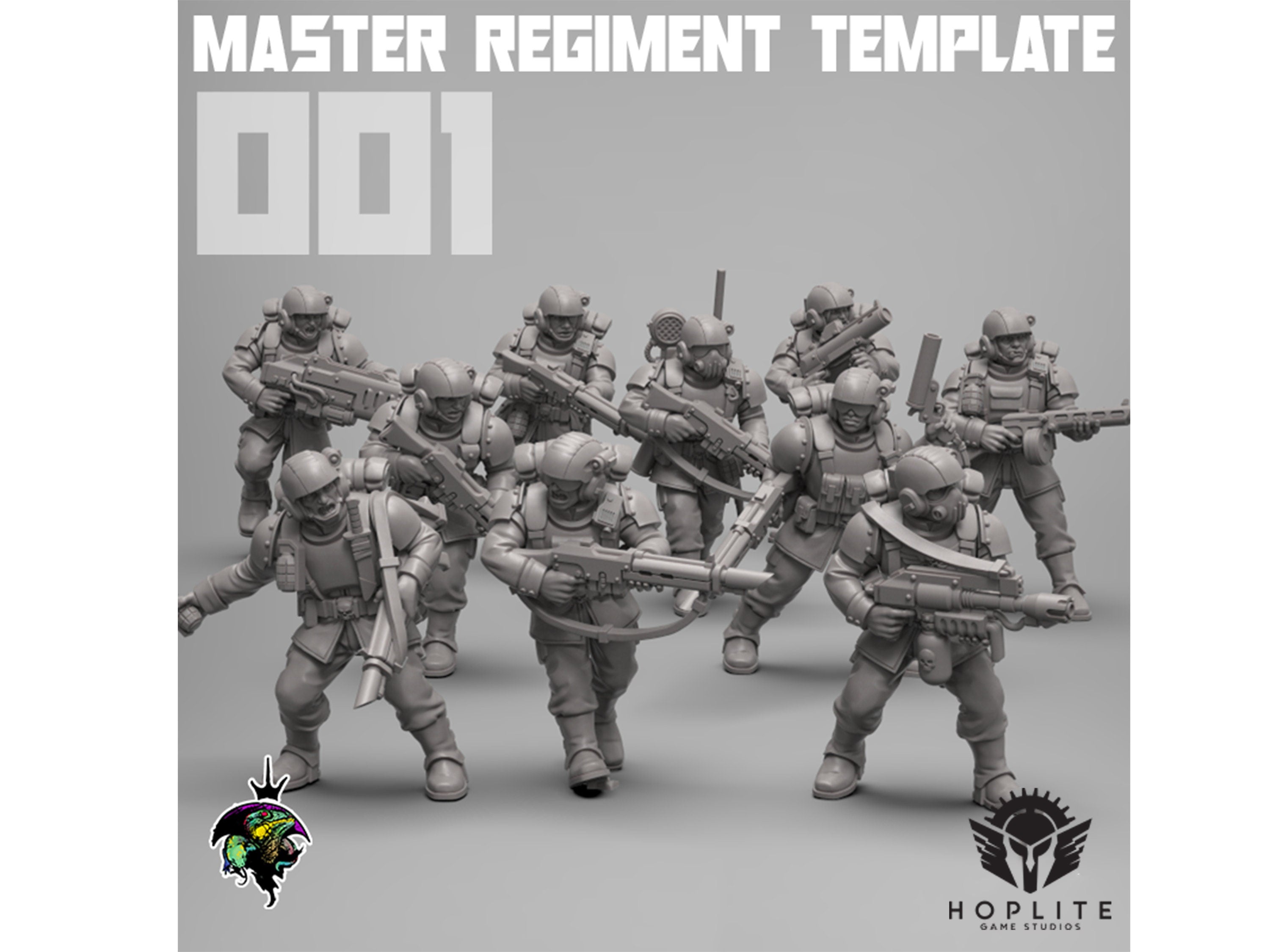 Plantilla de regimiento maestro: escuadrón de infantería (v.1) | Señores supremos reptiles | 28 mm