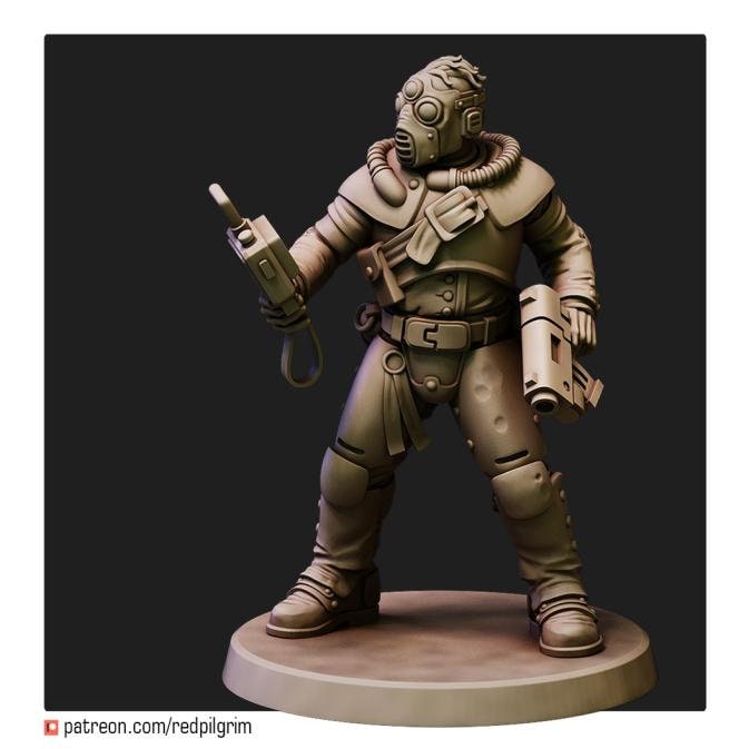 The Nightshift | Red Pilgrim Miniatures | 28mm