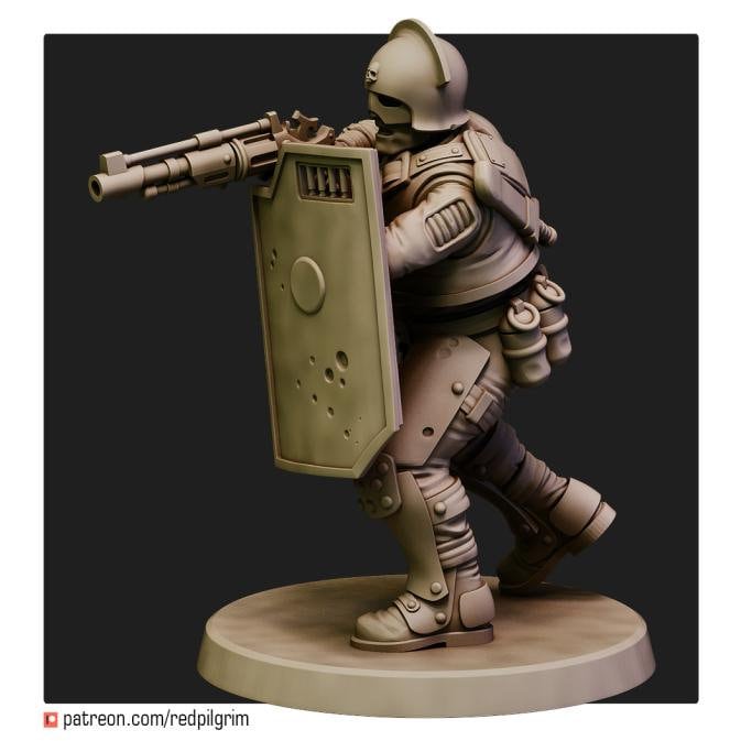 The Nightshift | Red Pilgrim Miniatures | 28mm