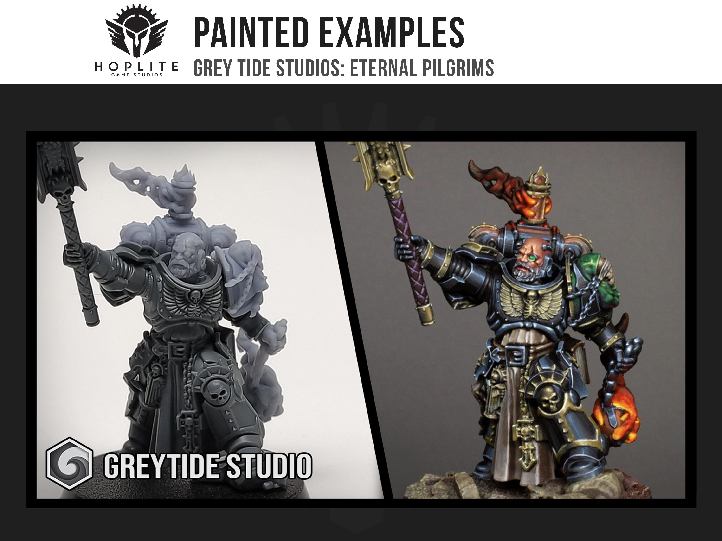 Crusade Cloaks B (x5) | Grey Tide Studios | Eternal Pilgrims | Conversion Parts & Bits