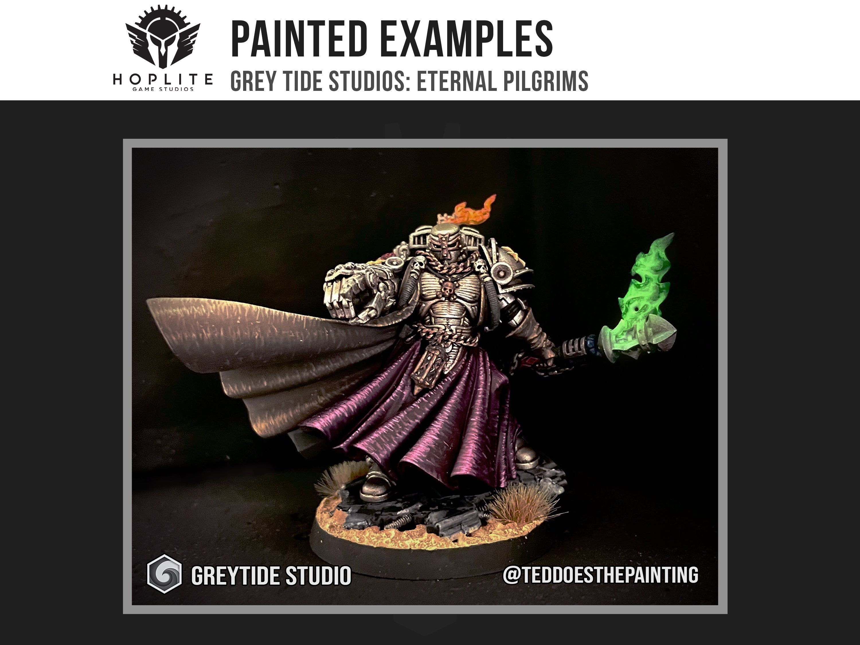 Crusade Large Shoulder Pads, A (x10) | Grey Tide Studios | Eternal Pilgrims | Conversion Parts & Bits