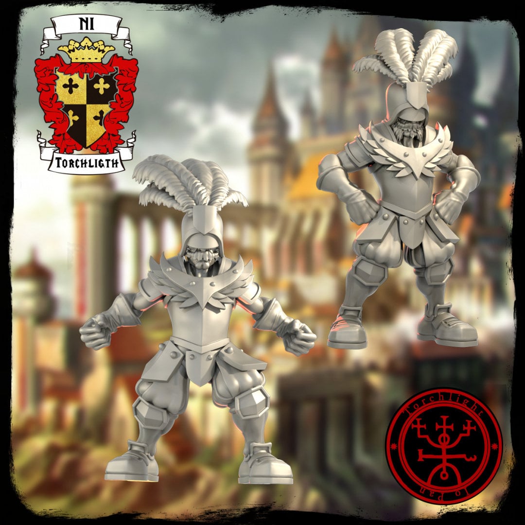 The Noble Knights of Ni - Imperial Royalty Fantasy Football Team - 14 Players - Torchlight Models