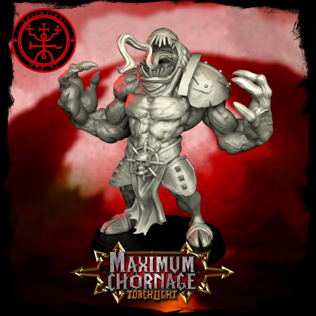 Maximum Chornage - Chaos Skulltakers Fantasy Football Team - 16 Players - Torchlight Models