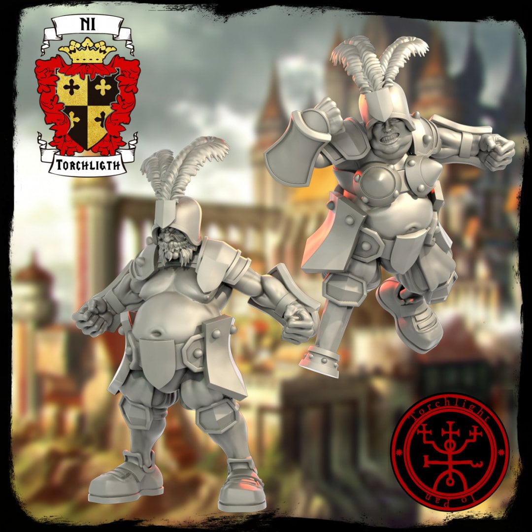 The Noble Knights of Ni - Imperial Royalty Fantasy Football Team - 14 Players - Torchlight Models
