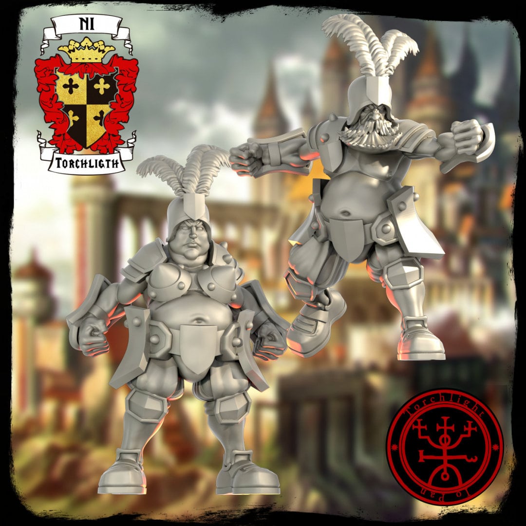 The Noble Knights of Ni - Imperial Royalty Fantasy Football Team - 14 Players - Torchlight Models