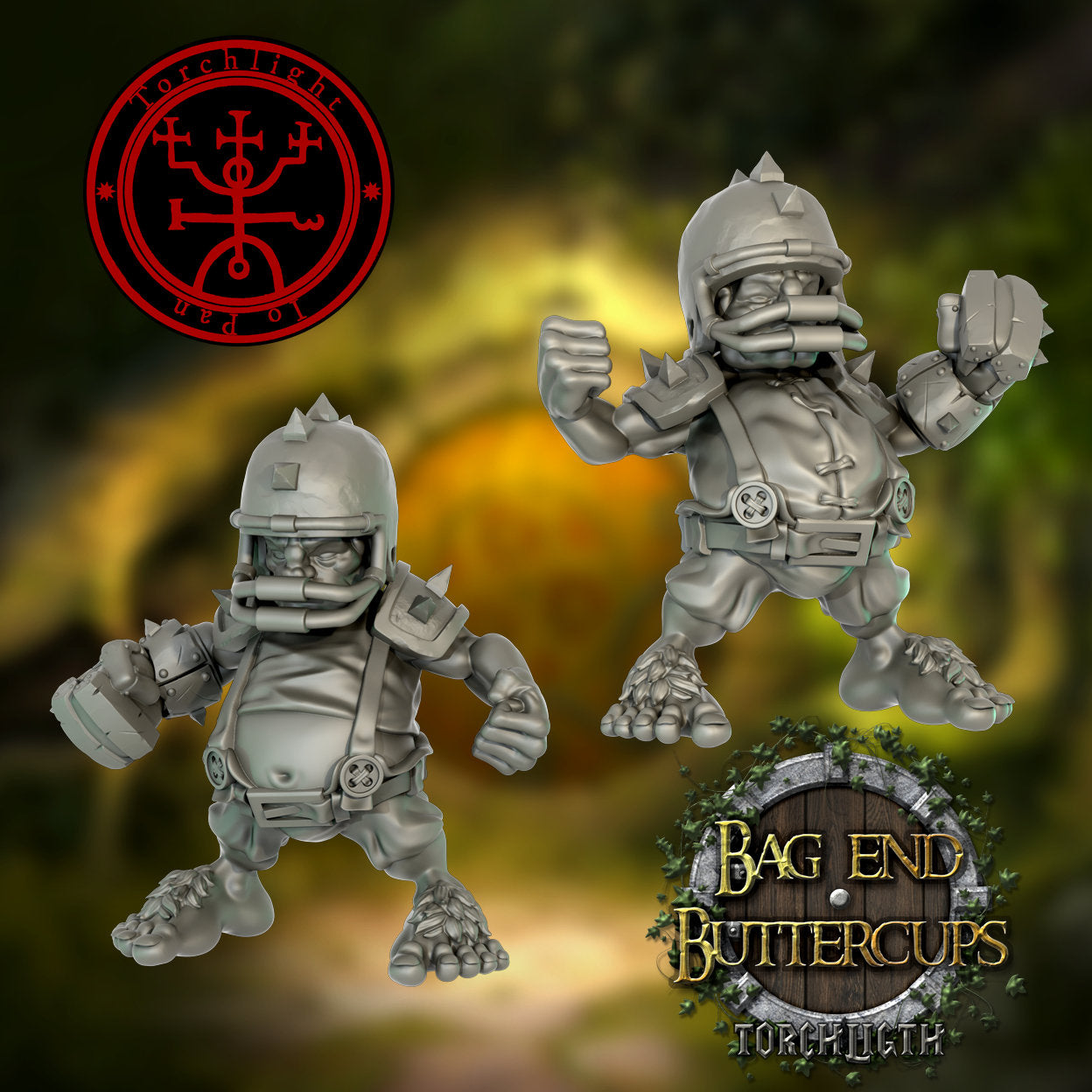 The Bag End Buttercups - Halbling-Fantasy-Football-Team - 16 Spieler - Torchlight Models