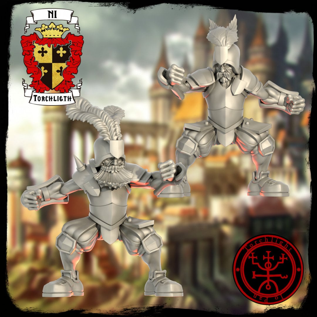 The Noble Knights of Ni - Imperial Royalty Fantasy Football Team - 14 Players - Torchlight Models