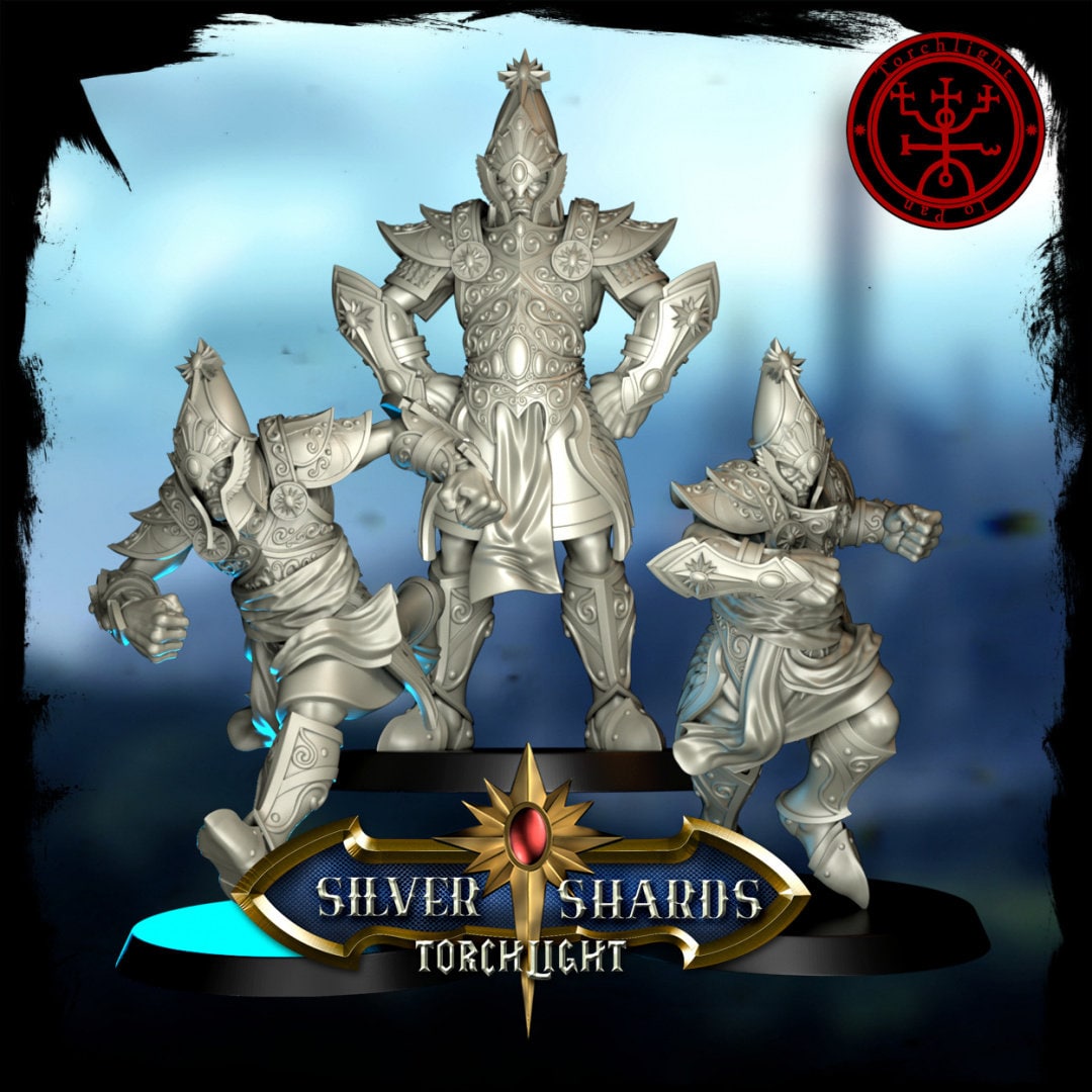 The Silver Shards - High Elf Fantasy Football Team - 14 Players - Torchlight Models