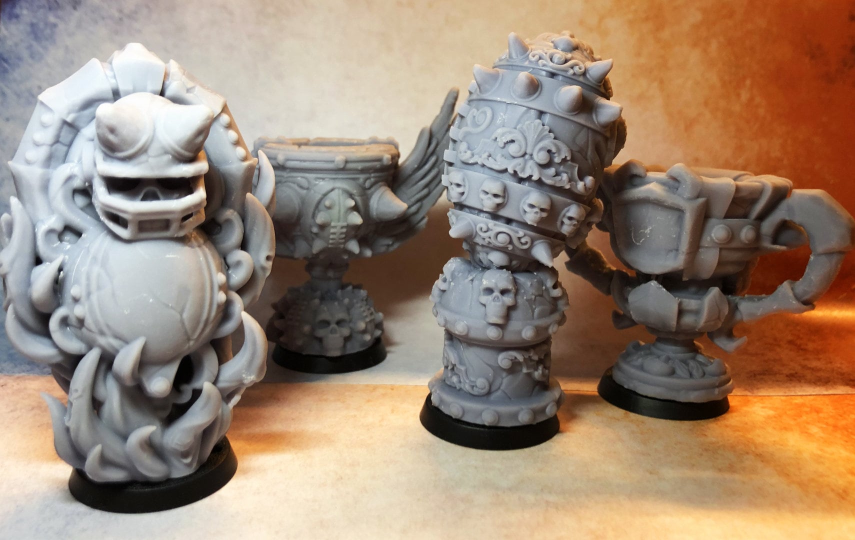 Set of Six League Trophies