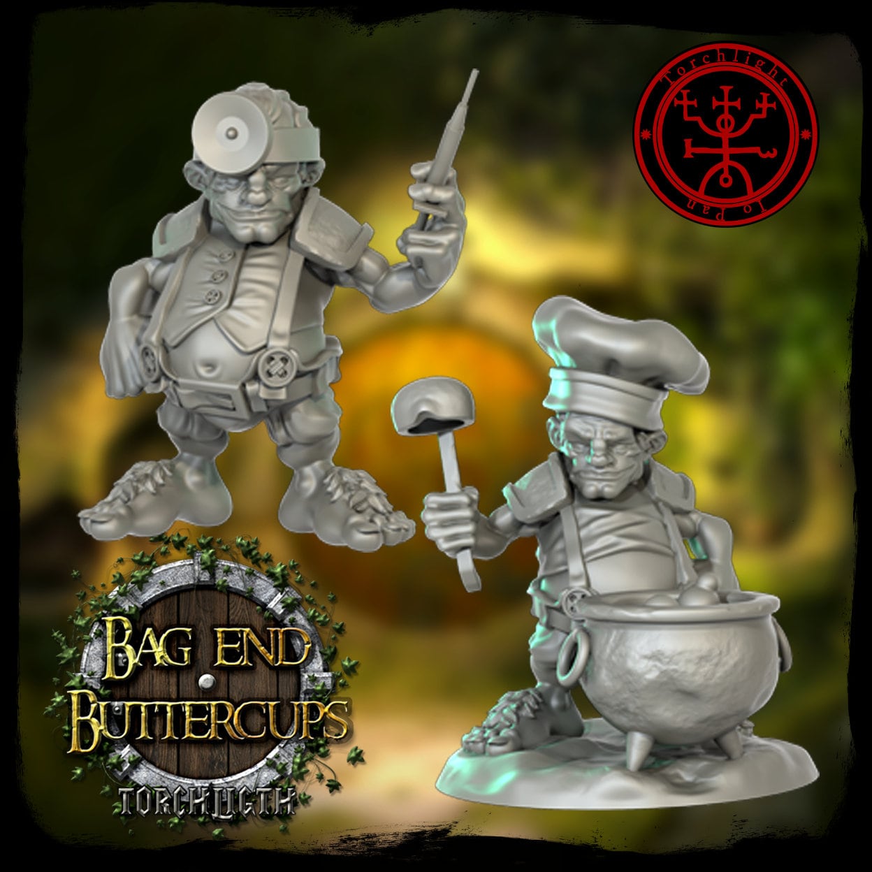 The Bag End Buttercups - Halbling-Fantasy-Football-Team - 16 Spieler - Torchlight Models