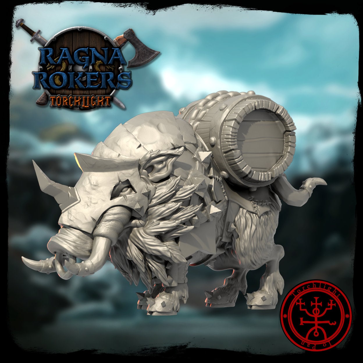 The Ragnarockers – Nordisches Fantasy-Football-Team – 16 Spieler – Torchlight Models