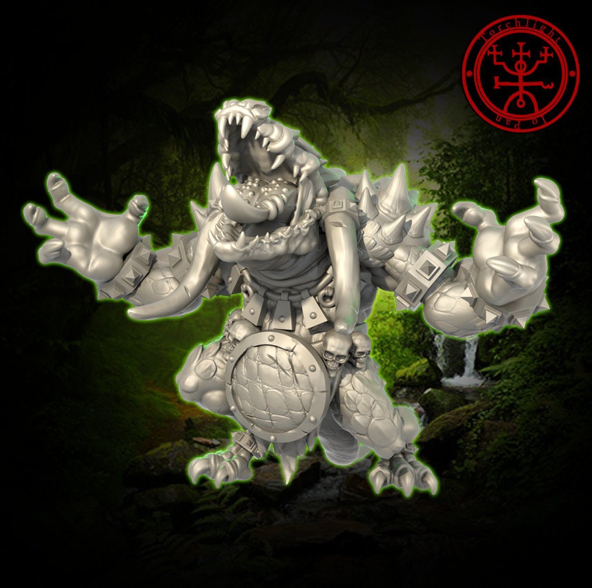 The Razorscale Rippers - Lizardmen Fantasy Football Team - 15 Players - Torchlight Models