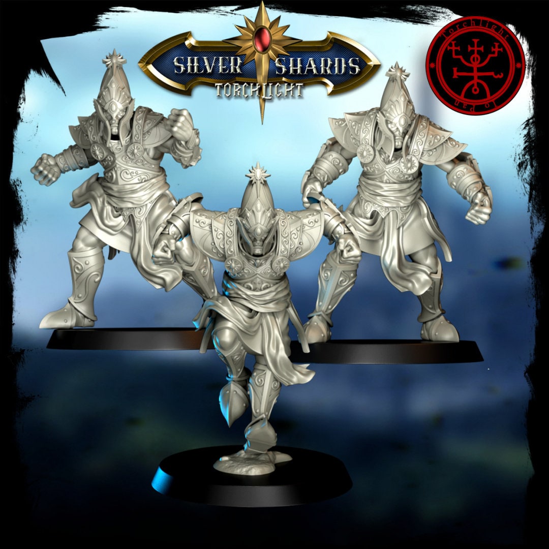 The Silver Shards - High Elf Fantasy Football Team - 14 Players - Torchlight Models